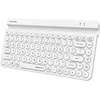 Клавиатура A4Tech Fstyler FBK30 белый USB беспроводная BT/Radio slim Multimedia (FBK30 WHITE) Клавиатура A4Tech Fstyler FBK30 белый USB беспроводная BT/Radio slim Multimedia (FBK30 WHITE)